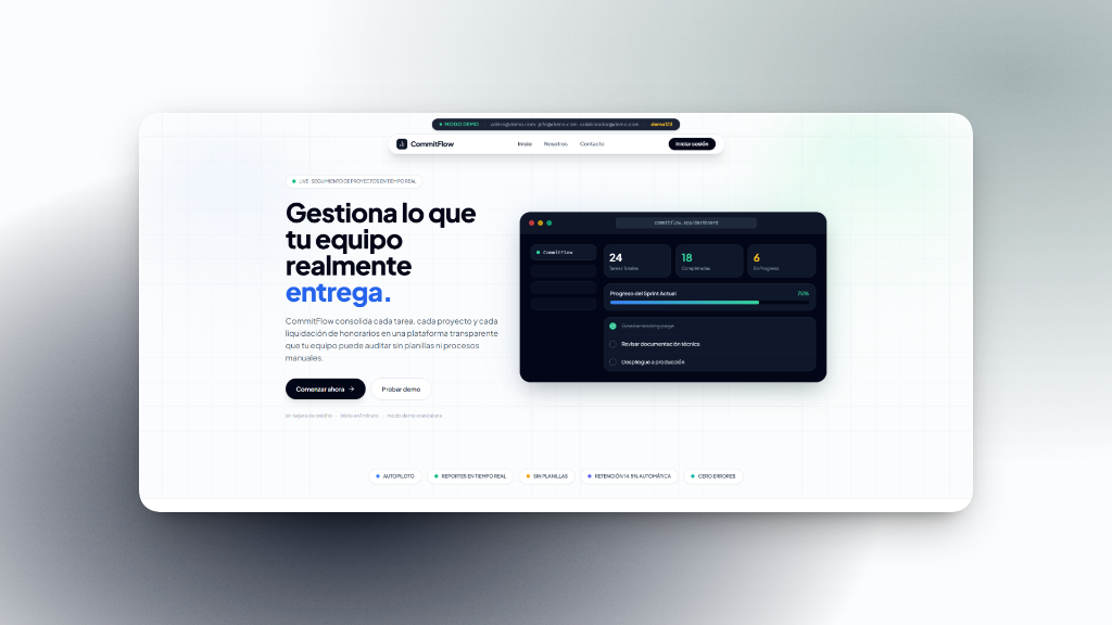 CommitFlow preview